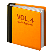 📙 Emoji orangefarbenes Buch Apple iOS 10.2.