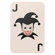 Emoji 🃏 Jolly su Apple iOS 10.2.