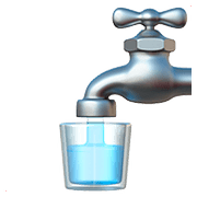 🚰 Emoji Agua Potable en Apple iOS 10.2.