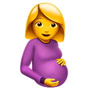 🤰 Emoji Mujer Embarazada en Apple iOS 10.2.