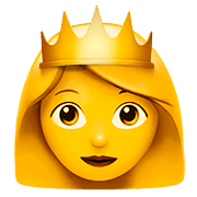 Emoji 👸 Principessa su Apple iOS 10.2.