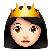👸🏻 Emoji Princesa: Tono De Piel Claro en Apple iOS 10.2.