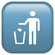 Emoji 🚮 Simbolo Per La Raccolta Dei Rifiuti su Apple iOS 10.2.