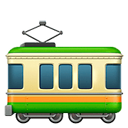 Émoji 🚃 Wagon sur Apple iOS 10.2.