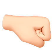 Emoji 🤜🏻 Pugno A Destra: Carnagione Chiara su Apple iOS 10.2.