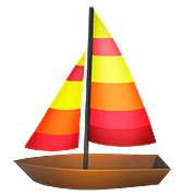 Emoji ⛵ Barca A Vela su Apple iOS 10.2.