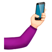 Emoji 🤳🏻 Selfie: Carnagione Chiara su Apple iOS 10.2.