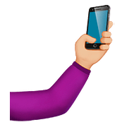 Émoji 🤳🏼 Selfie : Peau Moyennement Claire sur Apple iOS 10.2.