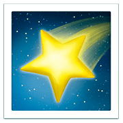🌠 Emoji Estrella Fugaz en Apple iOS 10.2.