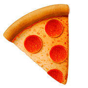 Émoji 🍕 Pizza sur Apple iOS 10.2.