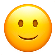 🙂 Emoji Cara Sonriendo Ligeramente en Apple iOS 10.2.