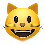 Emoji 😺 Gatto Che Sorride su Apple iOS 10.2.