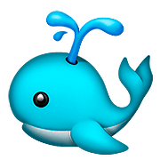 Émoji 🐳 Baleine Soufflant Par Son évent sur Apple iOS 10.2.