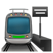 🚉 Emoji Estación De Tren en Apple iOS 10.2.