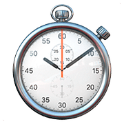 Emoji ⏱️ Cronometro su Apple iOS 10.2.