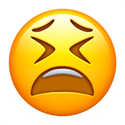 Emoji 😫 Faccina Stanca su Apple iOS 10.2.