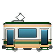🚋 Emoji Vagón De Tranvía en Apple iOS 10.2.