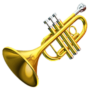 Émoji 🎺 Trompette sur Apple iOS 10.2.