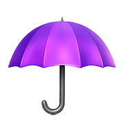 Émoji ☂️ Parapluie Ouvert sur Apple iOS 10.2.