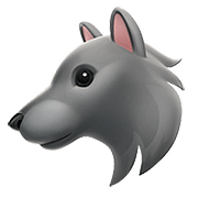 Émoji 🐺 Loup sur Apple iOS 10.2.