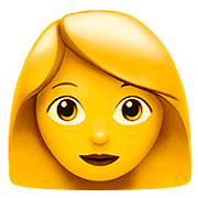 Emoji 👩 Donna su Apple iOS 10.2.