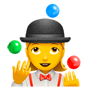Emoji 🤹‍♀️ Giocoliere Donna su Apple iOS 10.2.
