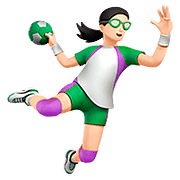 Émoji 🤾🏻‍♀️ Handballeuse : Peau Claire sur Apple iOS 10.2.