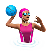 Émoji 🤽🏽‍♀️ Joueuse De Water-polo : Peau Légèrement Mate sur Apple iOS 10.2.