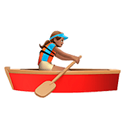 Emoji 🚣🏽‍♀️ Donna In Barca A Remi: Carnagione Olivastra su Apple iOS 10.2.