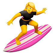 Émoji 🏄‍♀️ Surfeuse sur Apple iOS 10.2.