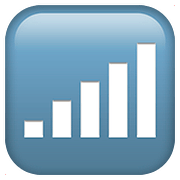 Emoji 📶 Segnale Cellulare su Apple iOS 10.3.