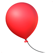 Émoji 🎈 Ballon Gonflable sur Apple iOS 10.3.