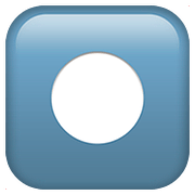 Émoji ⏺️ Bouton Enregistrer sur Apple iOS 10.3.