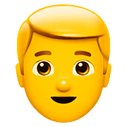 👱‍♂️ Emoji Hombre Rubio en Apple iOS 10.3.
