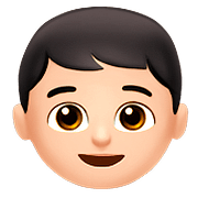 👦🏻 Emoji Niño: Tono De Piel Claro en Apple iOS 10.3.
