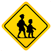 🚸 Emoji Kinder überqueren die Straße Apple iOS 10.3.