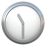 Émoji 🕦 Onze Heures Et Demie sur Apple iOS 10.3.