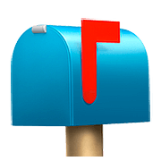 📫 Emoji geschlossener Briefkasten mit Post Apple iOS 10.3.