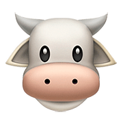 Émoji 🐮 Tête De Vache sur Apple iOS 10.3.
