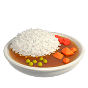 Émoji 🍛 Riz Au Curry sur Apple iOS 10.3.