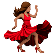 💃🏽 Emoji tanzende Frau: mittlere Hautfarbe Apple iOS 10.3.