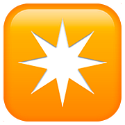 Émoji ✴️ étoile Huit Branches sur Apple iOS 10.3.