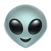 Émoji 👽 Alien sur Apple iOS 10.3.