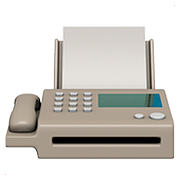 Emoji 📠 Fax su Apple iOS 10.3.