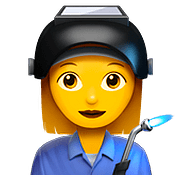 👩‍🏭 Emoji Fabrikarbeiterin Apple iOS 10.3.