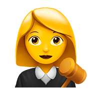 Emoji 👩‍⚖️ Giudice Donna su Apple iOS 10.3.