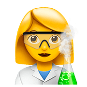 Emoji 👩‍🔬 Scienziata su Apple iOS 10.3.
