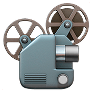 Emoji 📽️ Proiettore Cinematografico su Apple iOS 10.3.