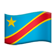 🇨🇩 Emoji Bandeira: Congo-Kinshasa na Apple iOS 10.3.