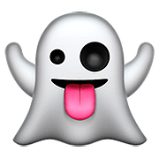Emoji 👻 Fantasma su Apple iOS 10.3.